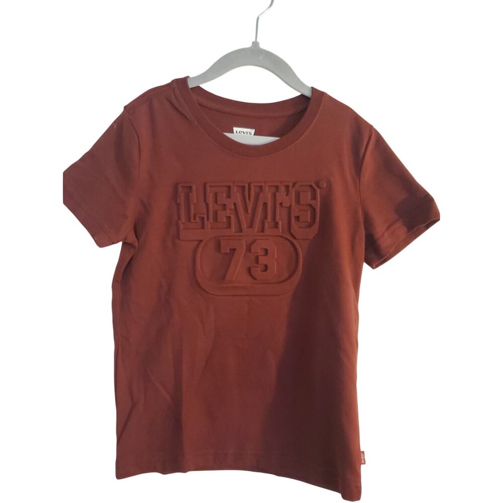 Levi's Boys Shirt Burgandy Size Medium 5-6 New with Tags
